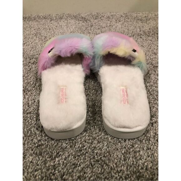 Koolaburra UGG Fuzz Ah Pastel Slides Women’s Size 6 - Picture 3 of 6